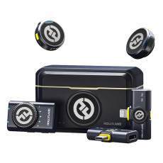 میکروفون یقه ای بی سیم هالی لند مدل LARK M2 COMBO